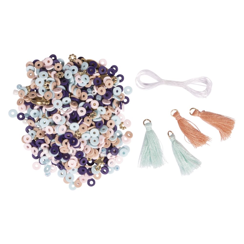 Heishi Perlen, arabisch blau