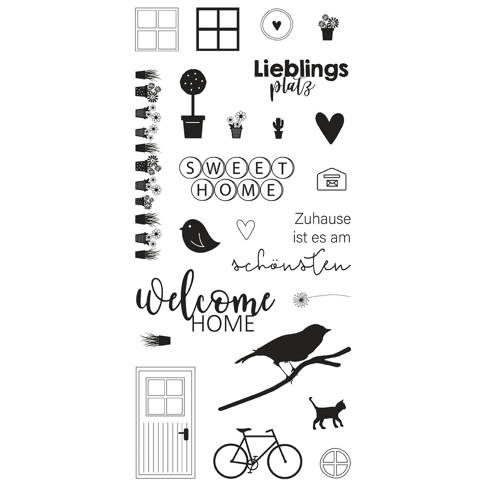 Clear Stamps – Welcome Home