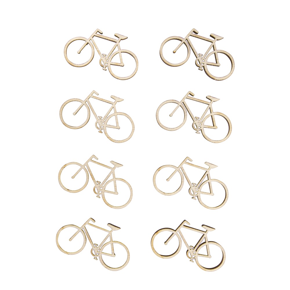 Holz Streuteile Fahrrad, FSC Mix Credit, natur