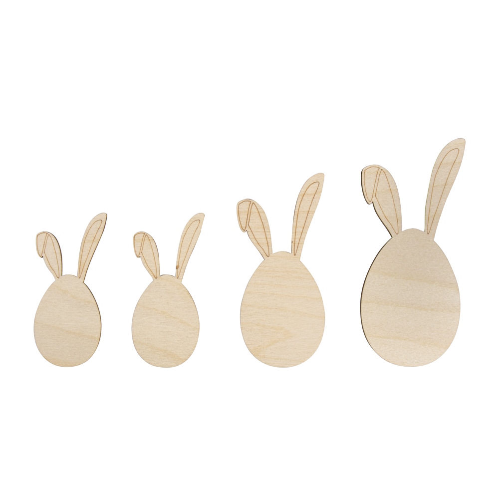 Holz Deko Hase, FSC Mix Credit
