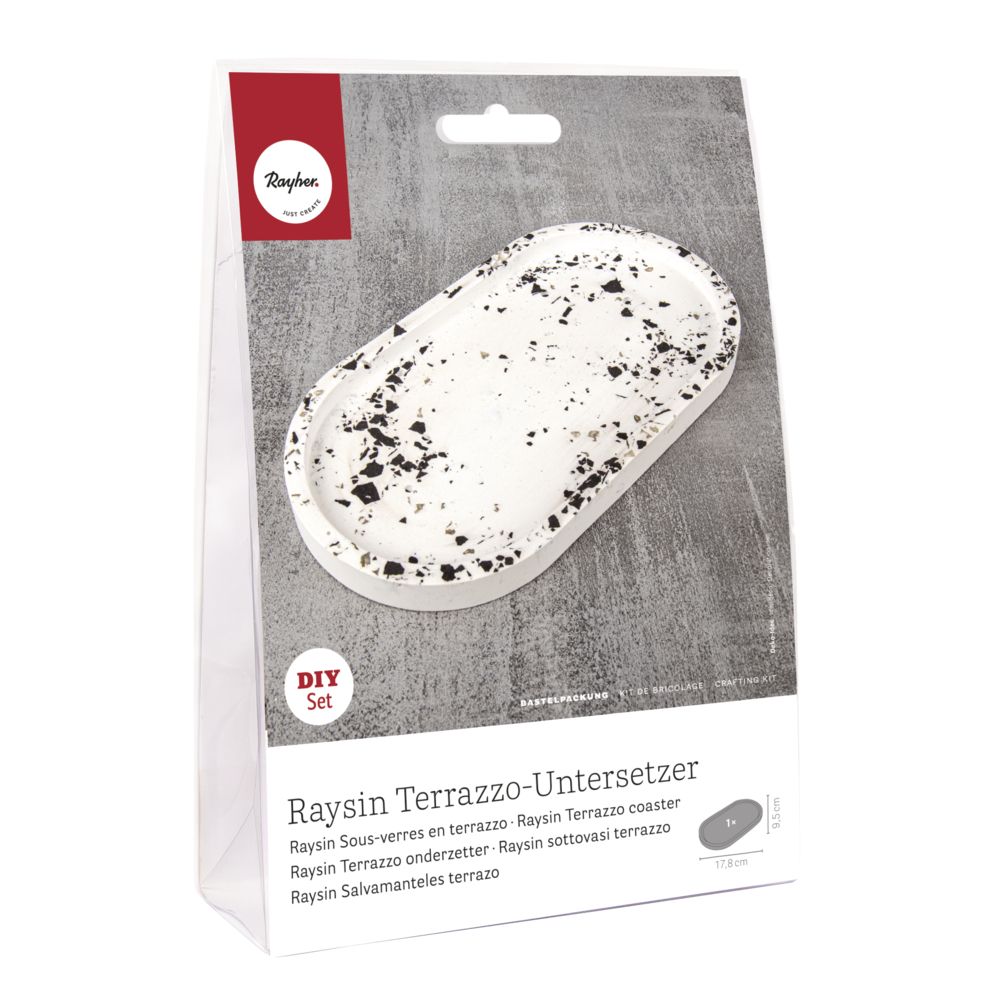 Bastelset Raysin Terrazzo-Untersetzer