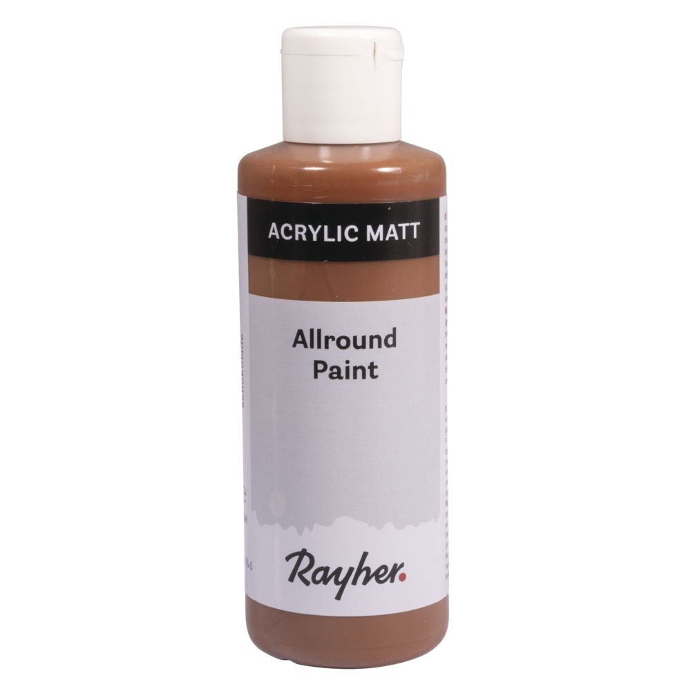 Acrylfarbe, Allround Paint, schokolade, 80 ml