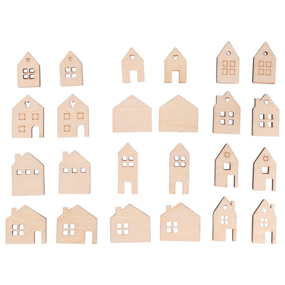 Rayher Holz Streuteile MiniHaus, FSC Mix Credit