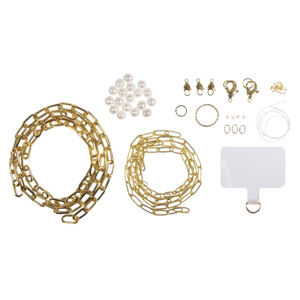 Bastelset Handykette Click & Match gold