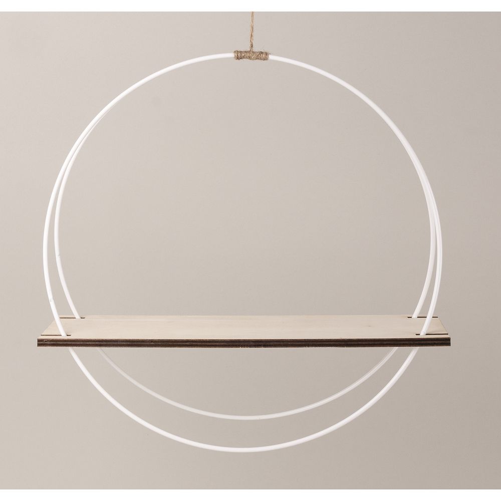 Bastelset Deko Ringe +Holzboard