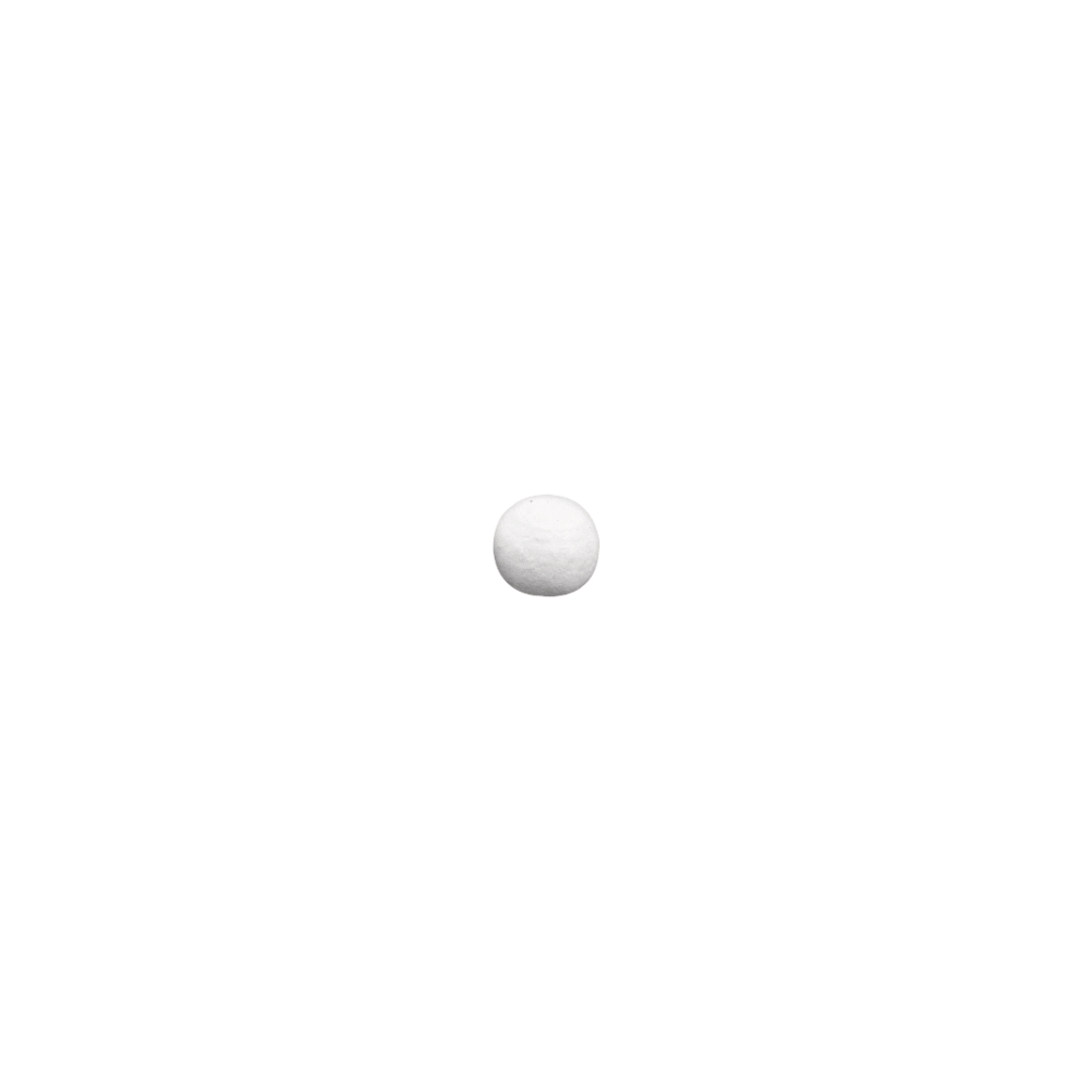 Wattekugeln weiß, 12 mm ø