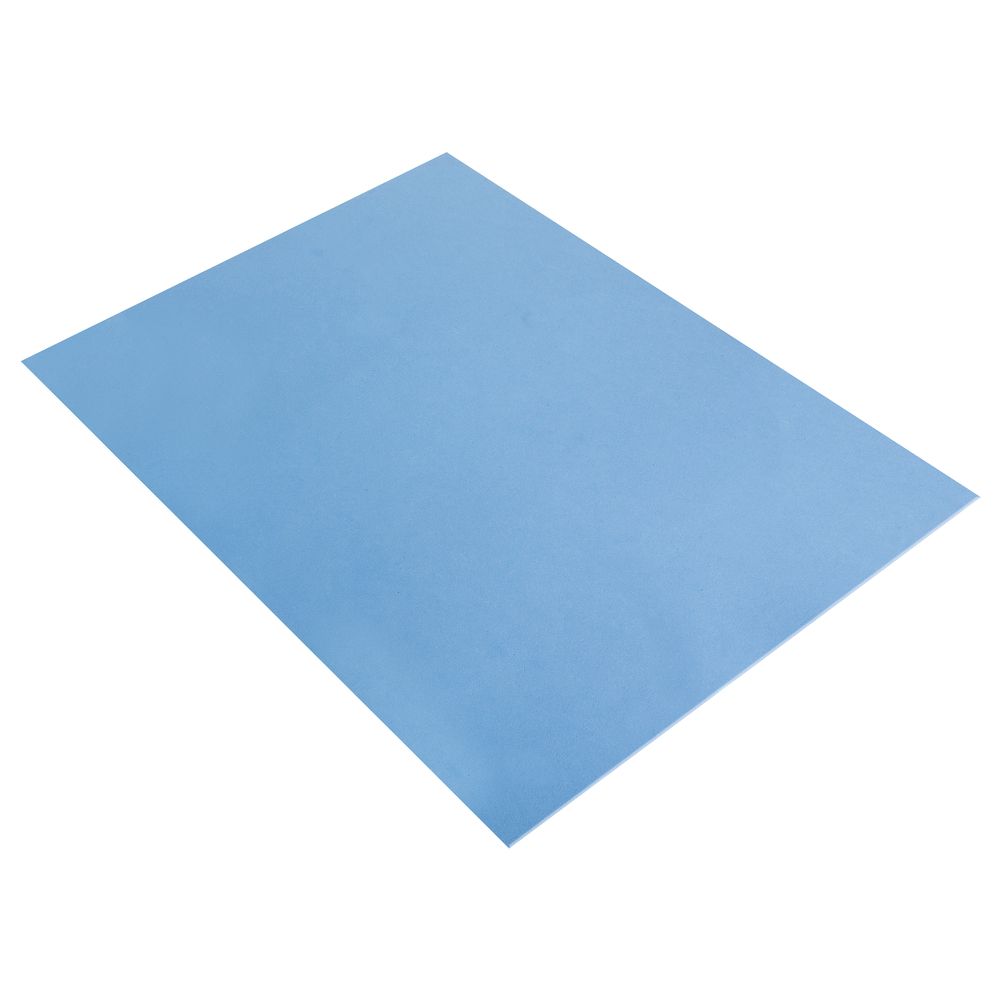 Moosgummi Platte hellblau