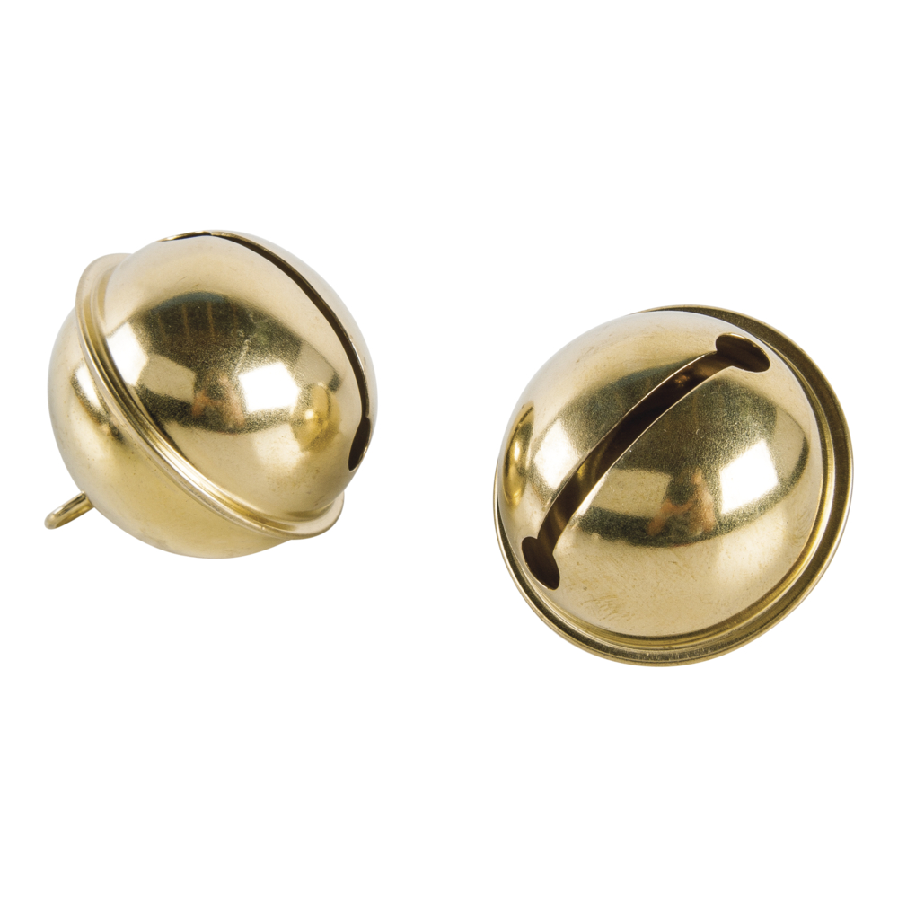 Metallglöckchen kugelförmig gold
