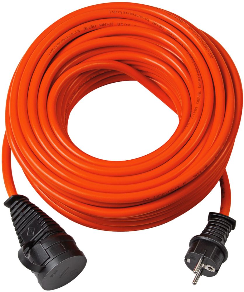 BREMAXX Outdoor-Verlängerungskabel (40m Kabel in orange)