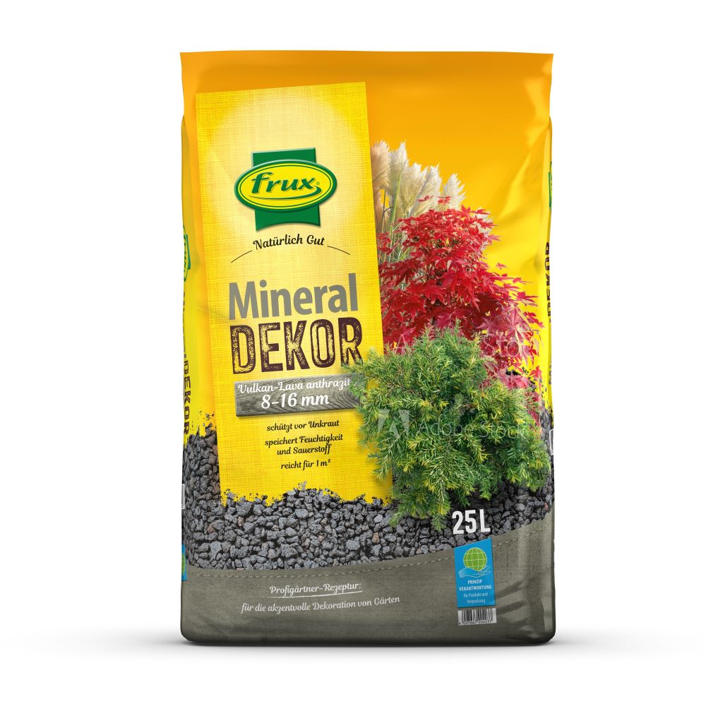 Mineraldekor Vulkan-Lava anthrazit, 25 l, 8-16 mm