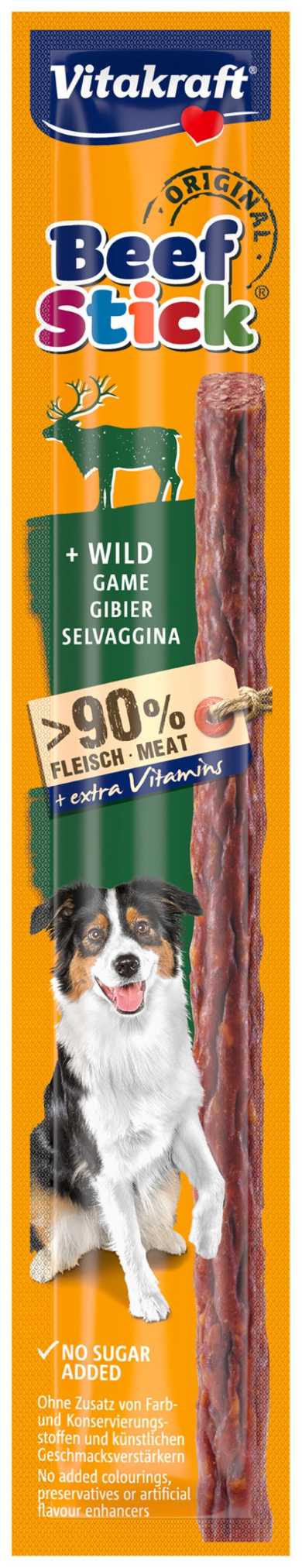Vitakraft Hundesnacks Beef-Sticks Wild, 12 g