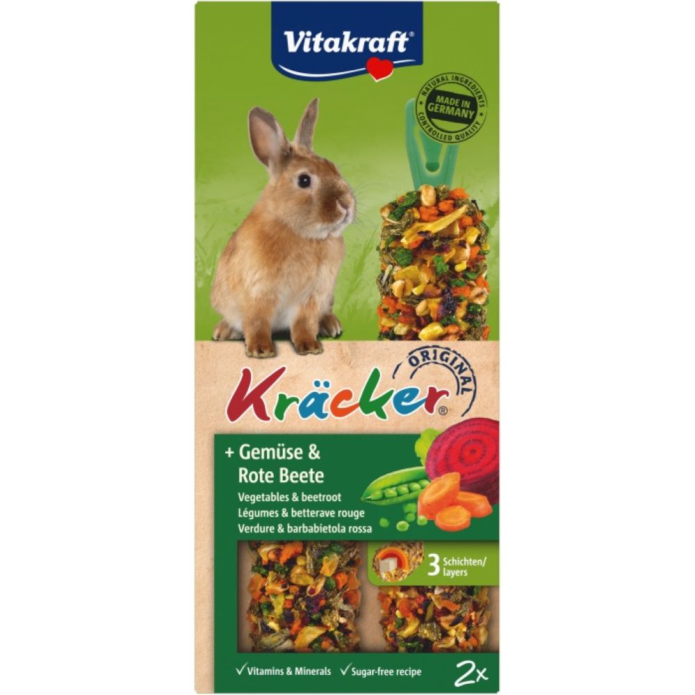 Vitakraft Kräcker Original Gemüse & Rote Beete 2 Stück