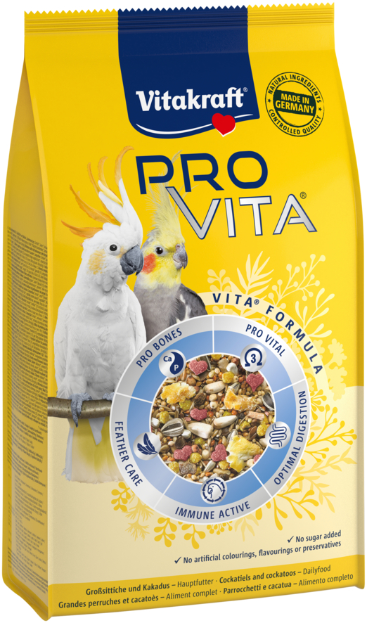 Vitakraft Pro Vita, Großsittisch und Kakadu Futter – 750g
