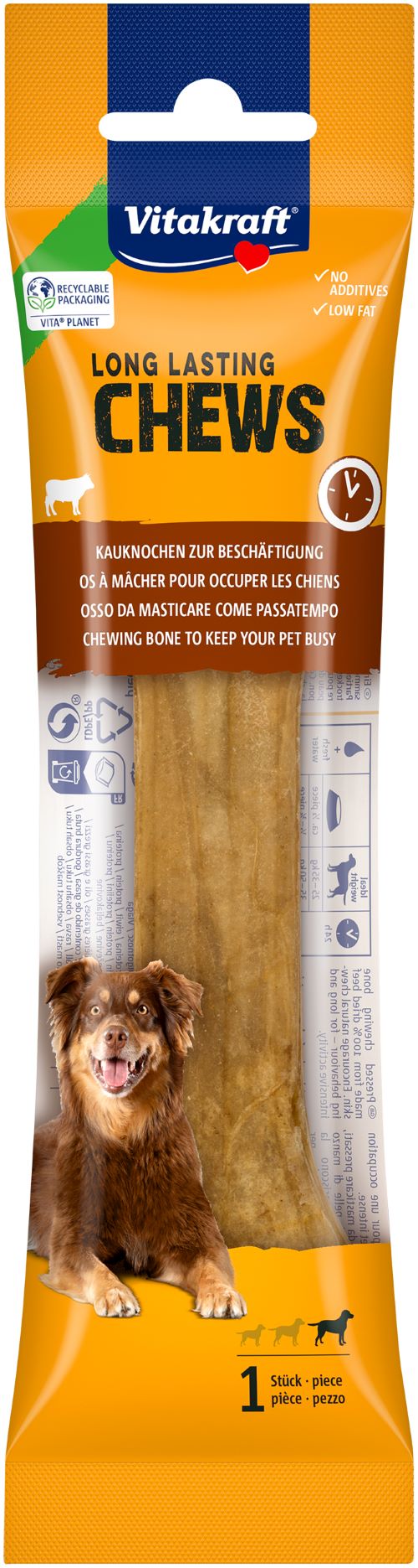 Vitakraft Long Lasting Chews Kauknoten, gepresst 14 cm