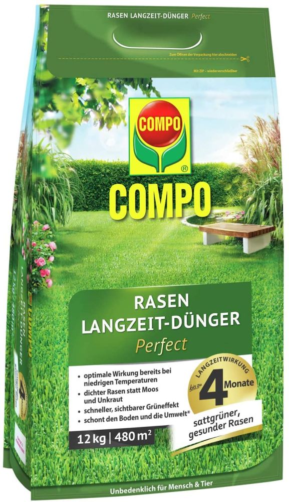 Rasen Langzeit-Dünger 12 kg für 480qm