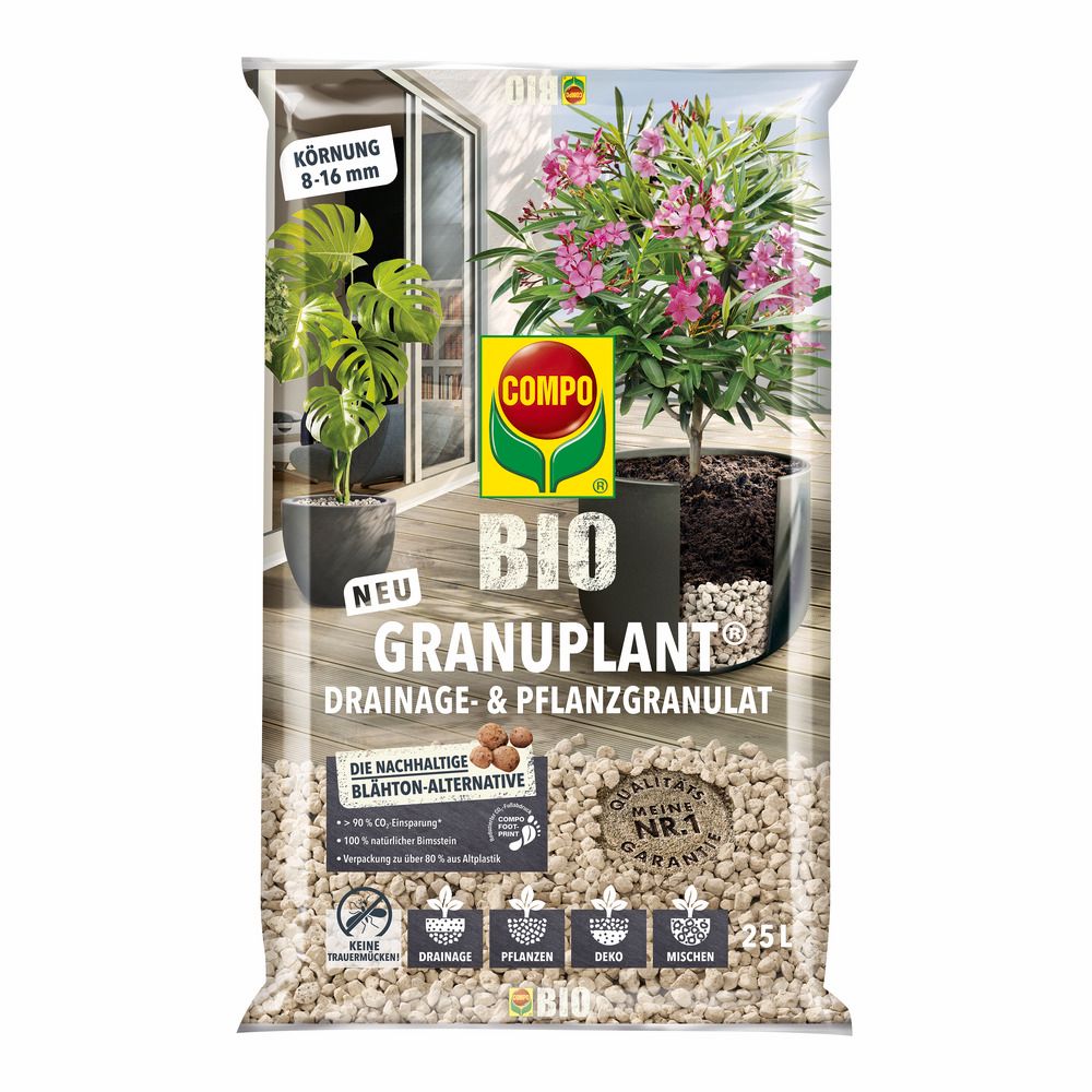 BIO Granuplant Drainage- & Pflanzgranulat 25 L