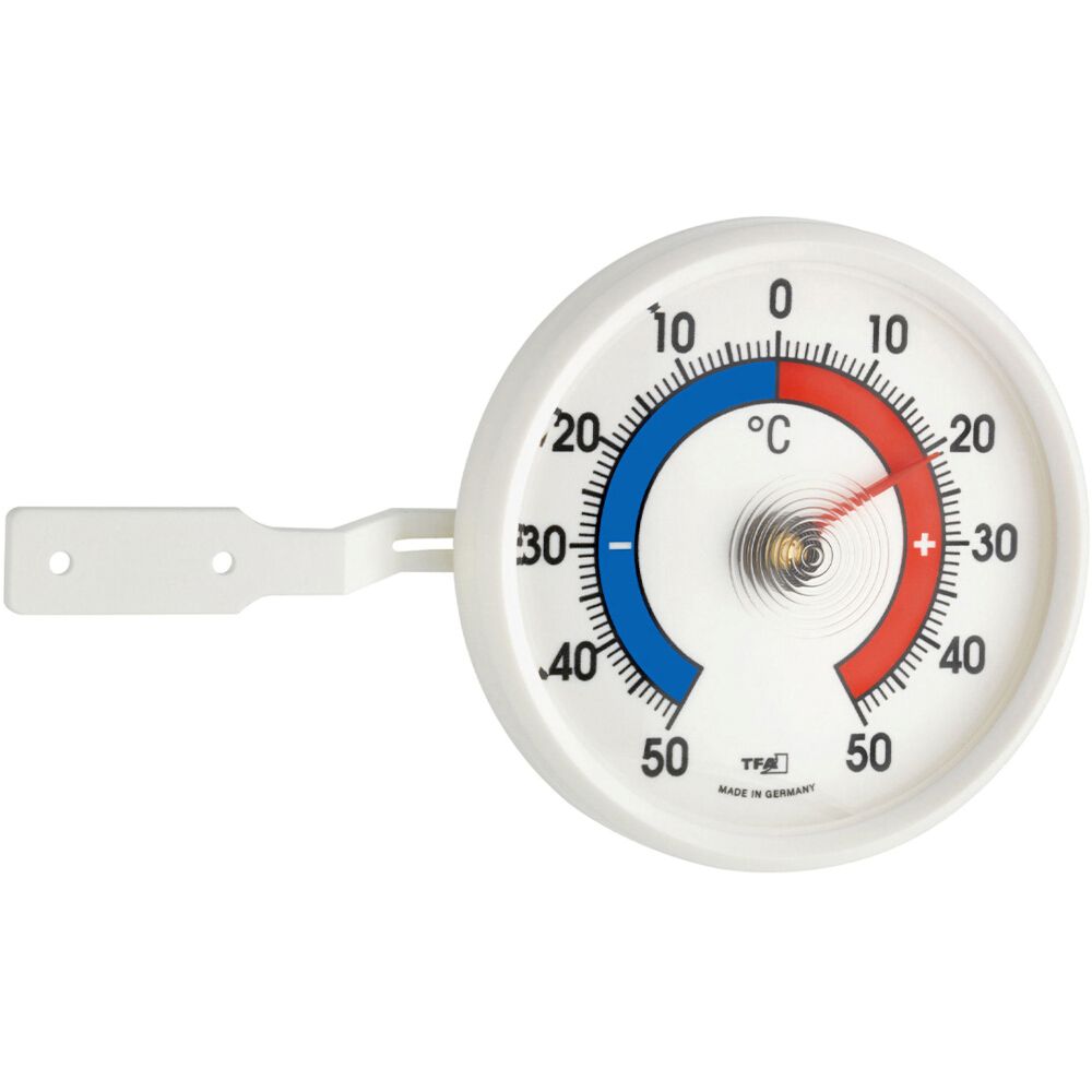 Fenster-Thermometer weiß