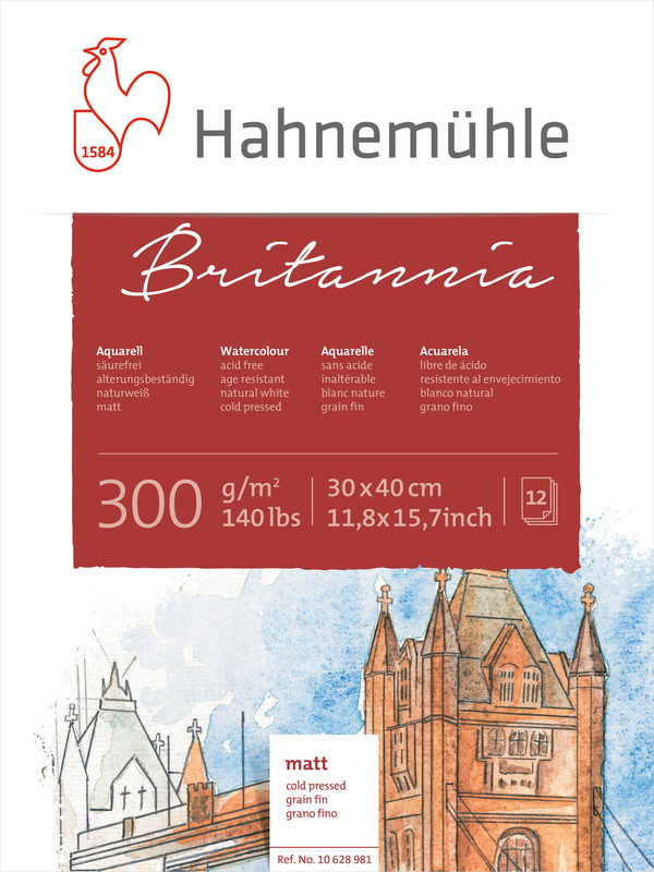 Aquarellblock Britannia matt 10628981