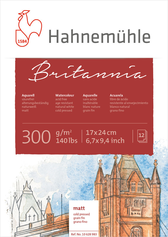 Aquarellblock Britannia matt 10628983