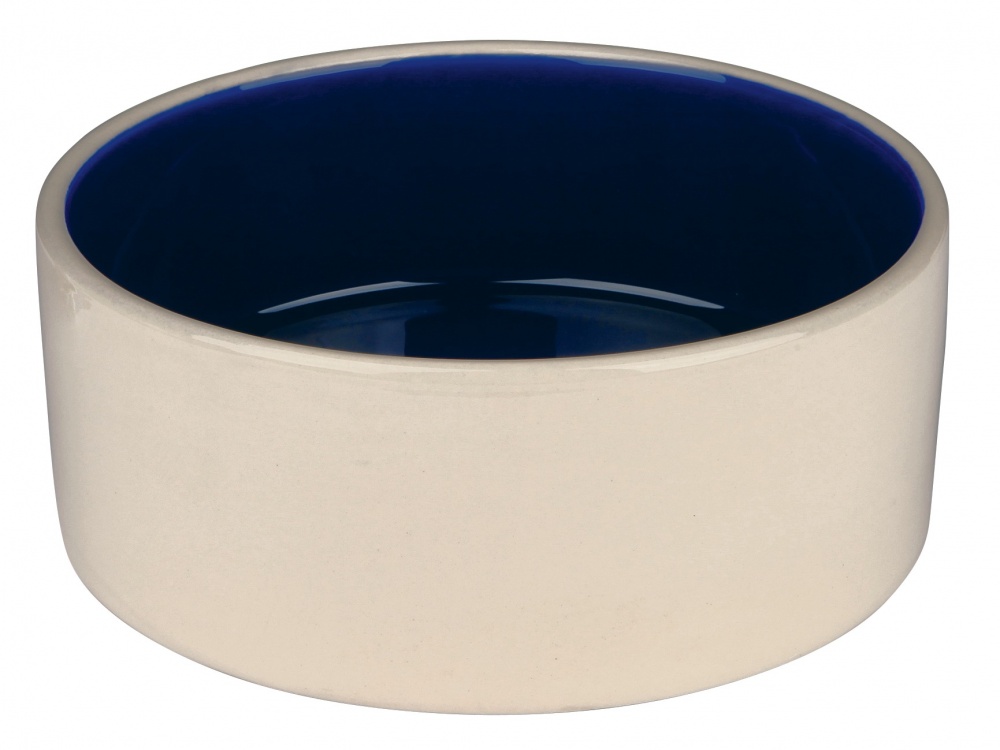 Trixie Keramiknapf blau/creme, 1 l/ø 18 cm