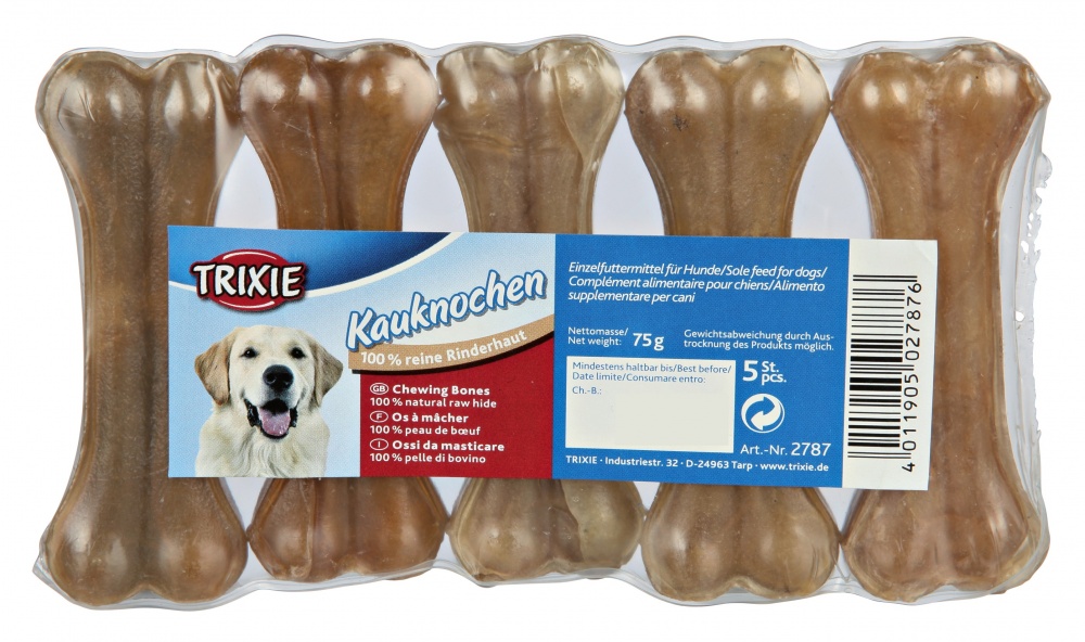 Trixie Kauknochen 5 x 15 g, 8 cm