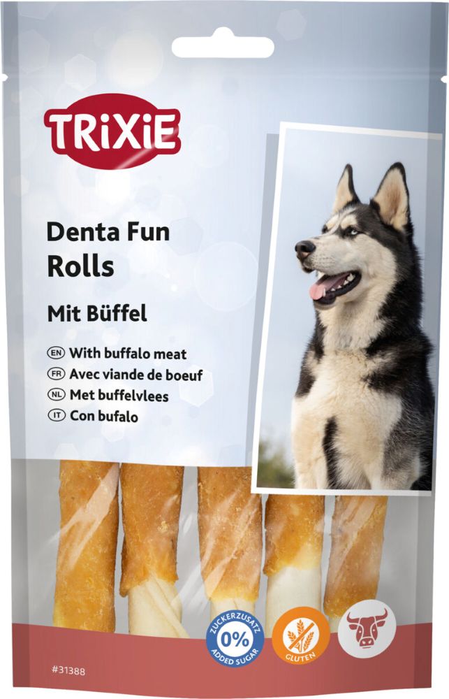 Trixie Denta Fun Kaurollen mit Büffel 5 St. / 70 g