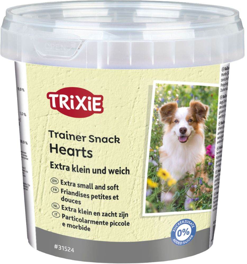 Trixie Trainer Snack Mini Hearts – 200 g Eimer