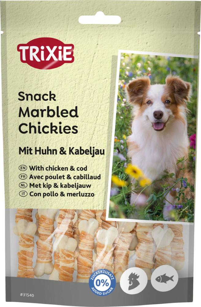 Trixie Marbled Chickies Huhn+Kabeljau, 100g