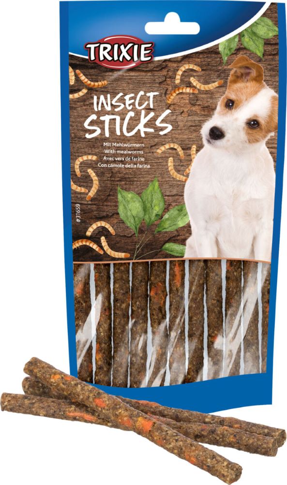 Trixie Insect Sticks mit Mehlwürmern, 80g