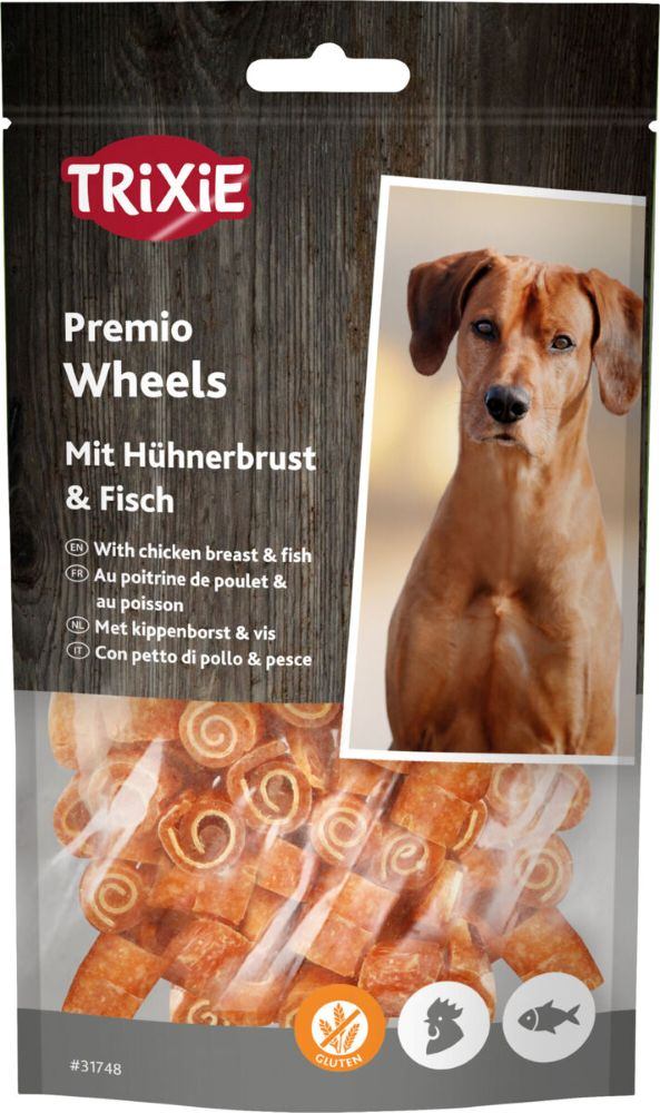 Trixie PREMIO Wheels mit Hühnerbrust & Fisch