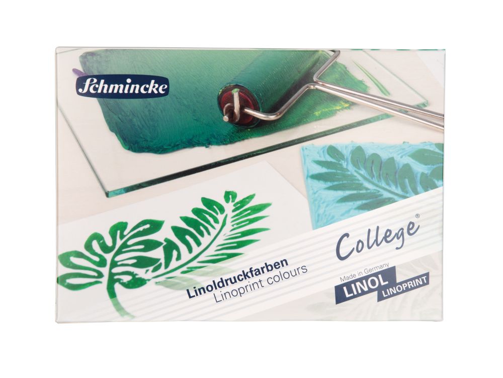 Schmincke College Linoldruckfarben, 5 x 75 ml
