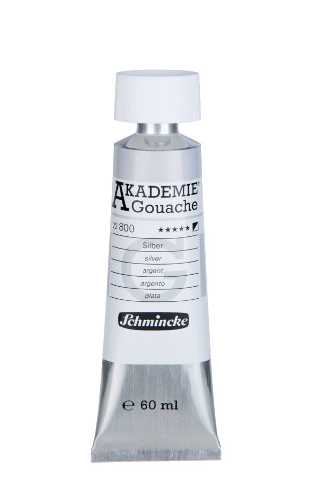Akademie Gouache silber 60ml