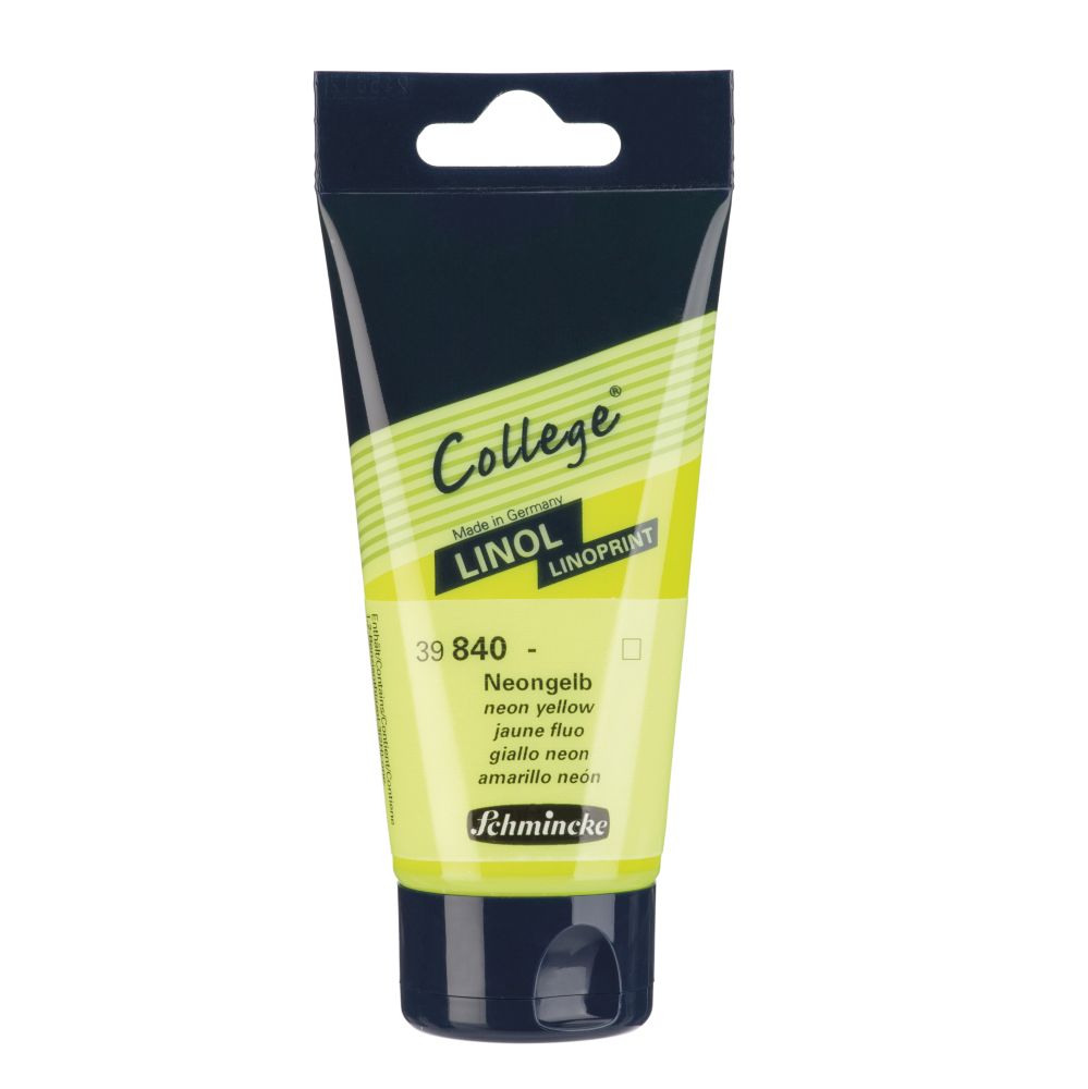 College Linol neongelb 75 ml