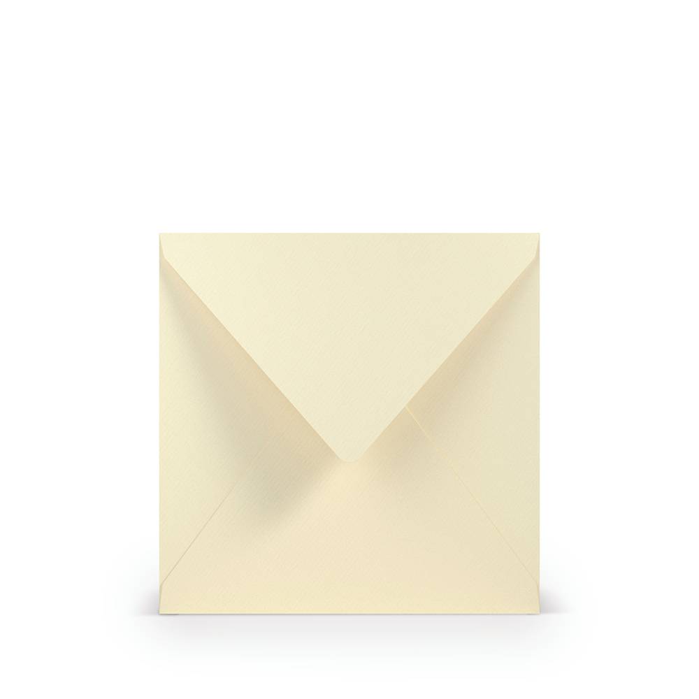 Rayher Paperado Umschläge quadratisch, elfenbein