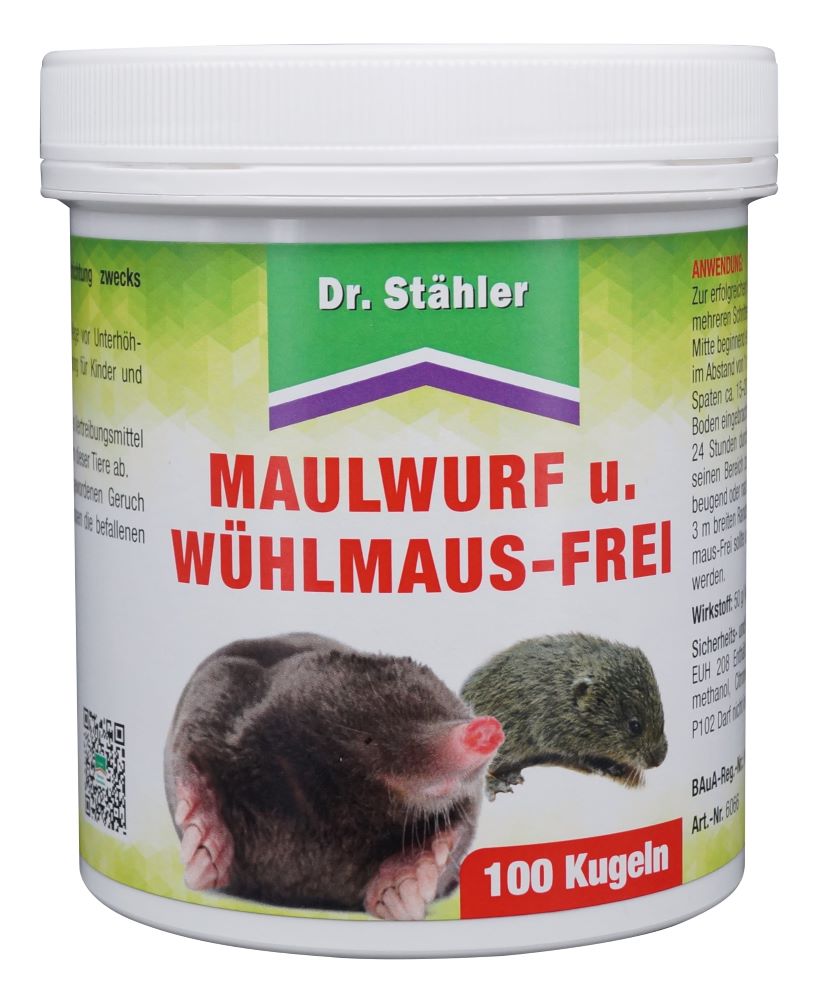 Maulwurf- + Wühlmausfrei 125g