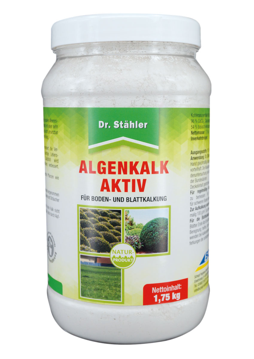 Algenkalk Aktiv, für Boden-und Blattkalkung, 1,75 kg