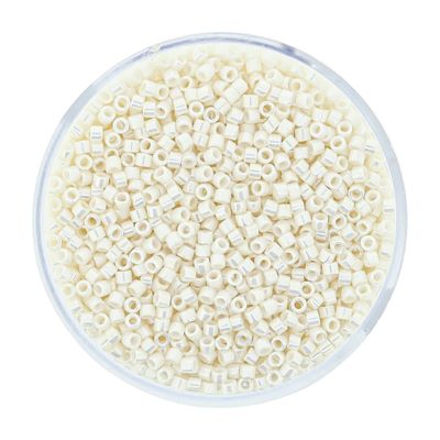 Japanische Delica Miyuki Perlen creme, 2mm