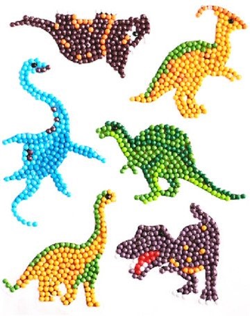 Diamond Painting Sticker Dinosaurier