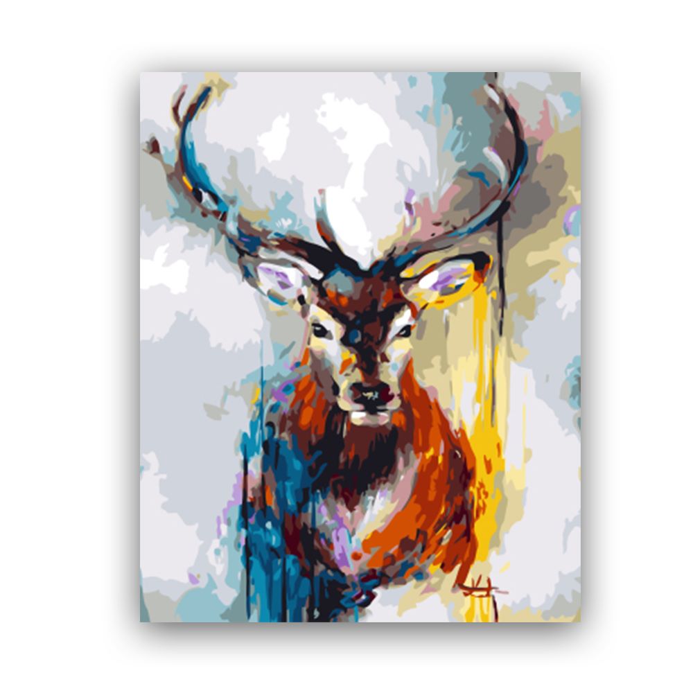 Malen nach Zahlen Junior, Hirsch 40 x 30 cm