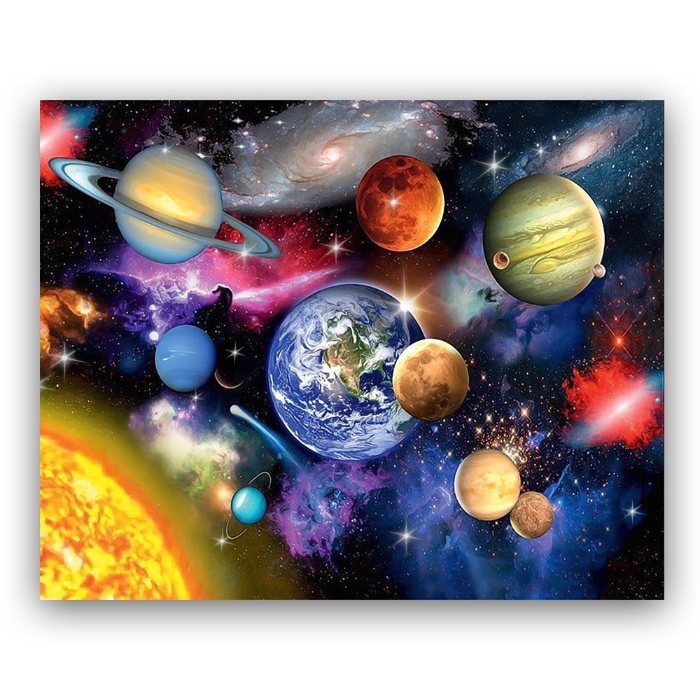 Malen nach Zahlen Junior, Weltall 40 x 30 cm