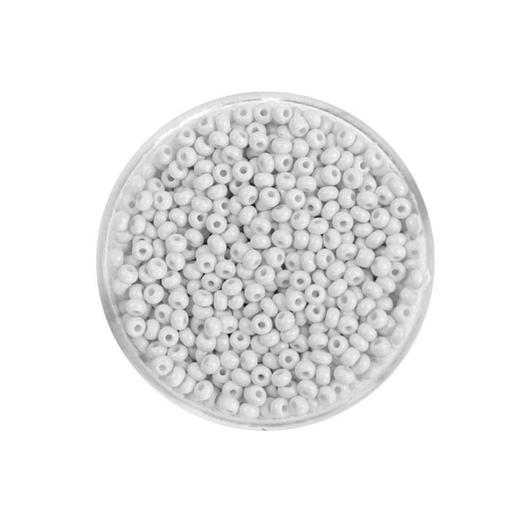 Rocailles PermaLux weiß matt, 2,6 mm
