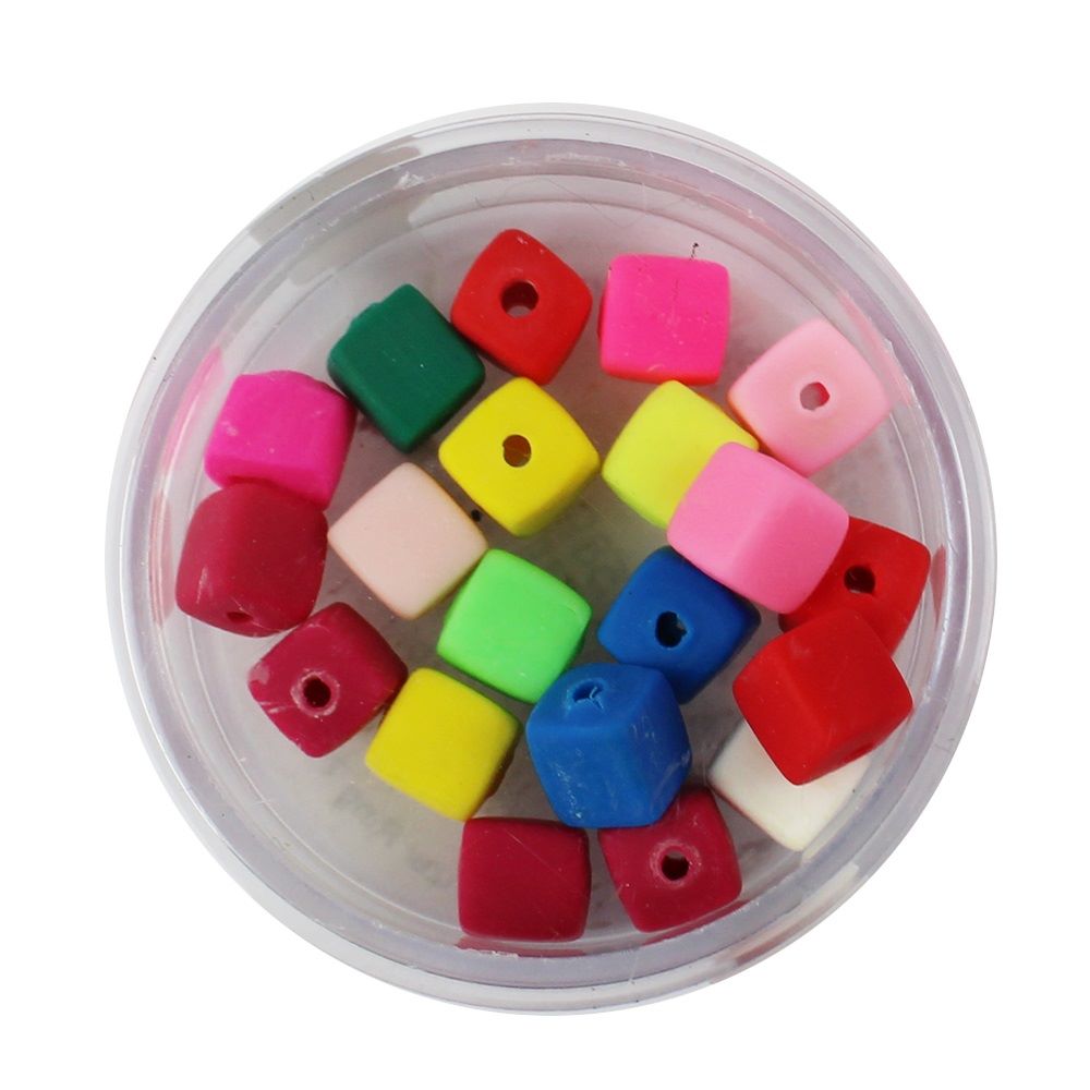 Fimoliperle Würfel mix