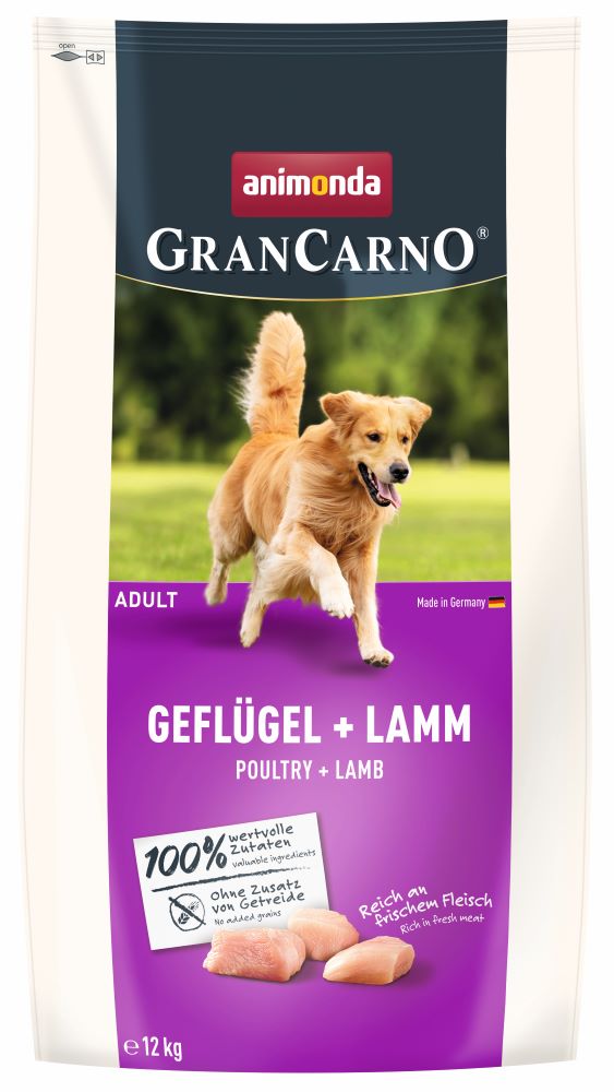 GranCarno Adult Geflügel + Lamm, 12 kg