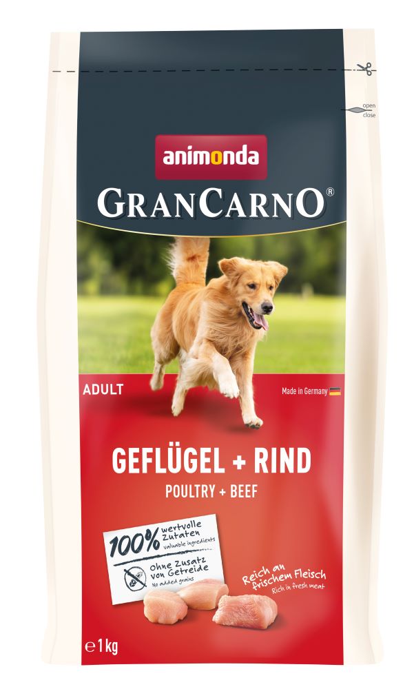 GranCarno Adult Geflügel + Rind, 1 kg
