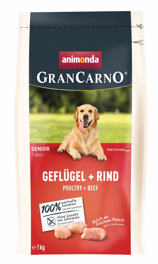 GranCarno Senior Geflügel + Rind, 1 kg
