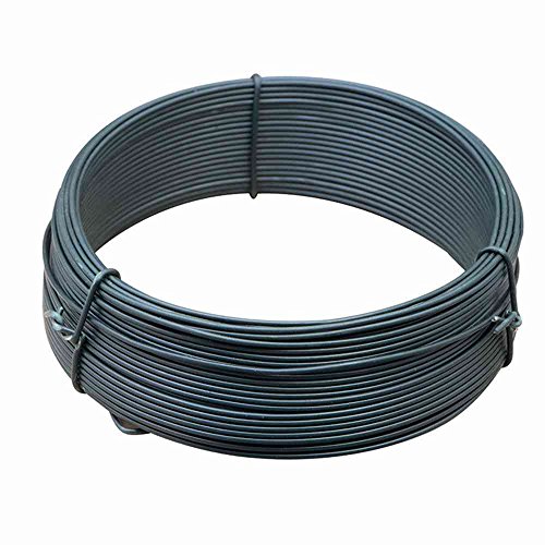 Bindedraht PE 2,0 mm/25 m grün-ummantelt