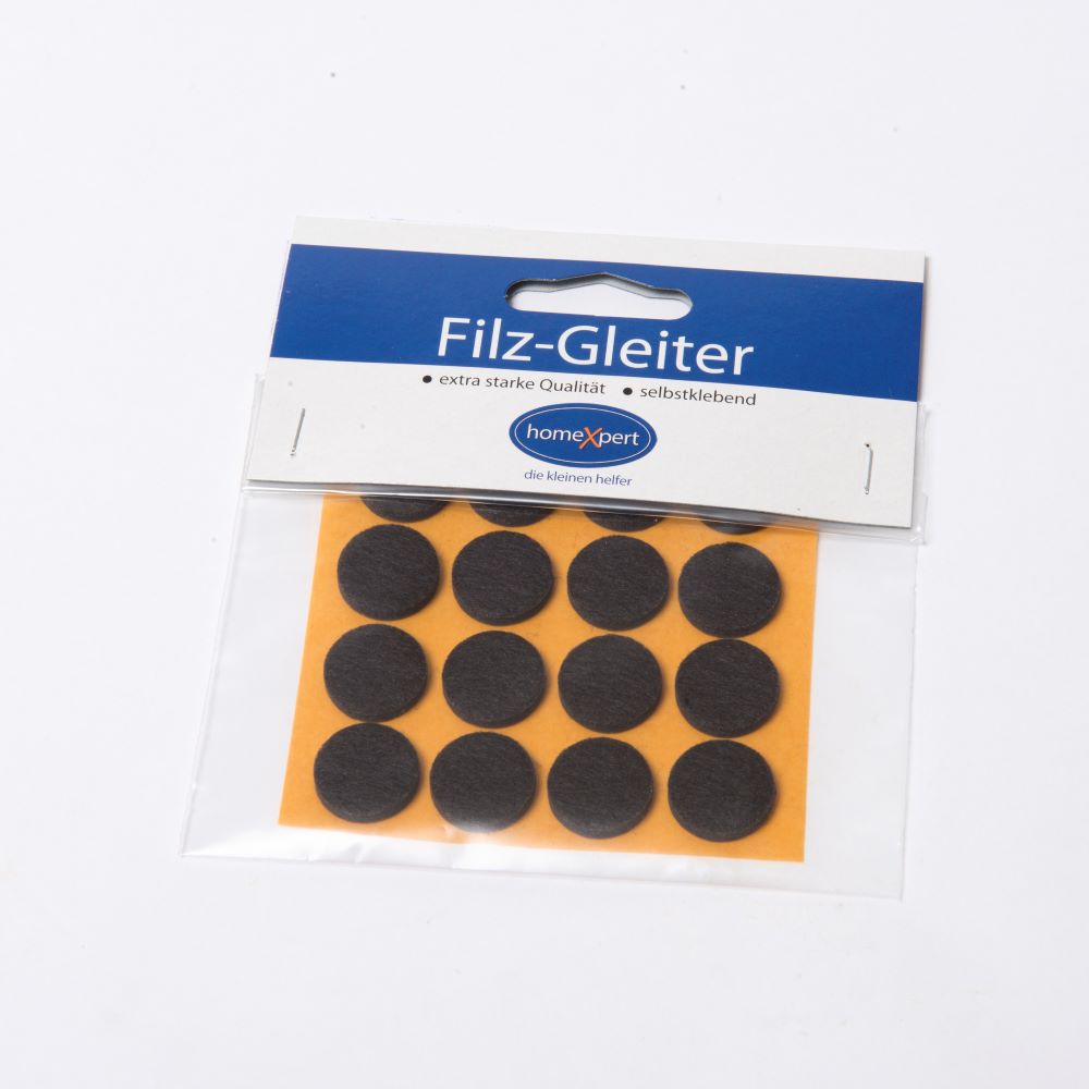 Filz-Gleiter Rund Braun