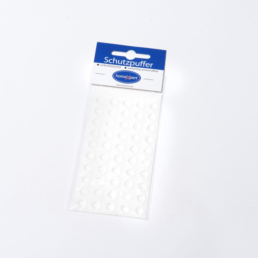Türanschlagdämpfer Kunststoff klar , Ø 8 mm, Tafel à 50 St.