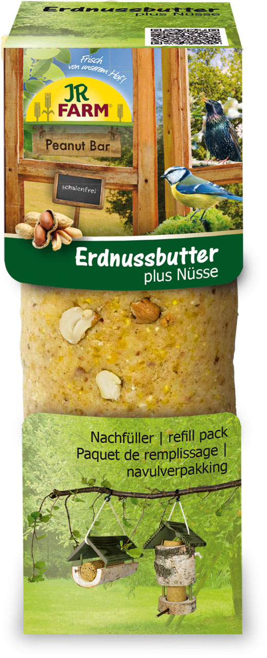 JR FARM Peanut Bar Erdnussbutter mit Nüssen