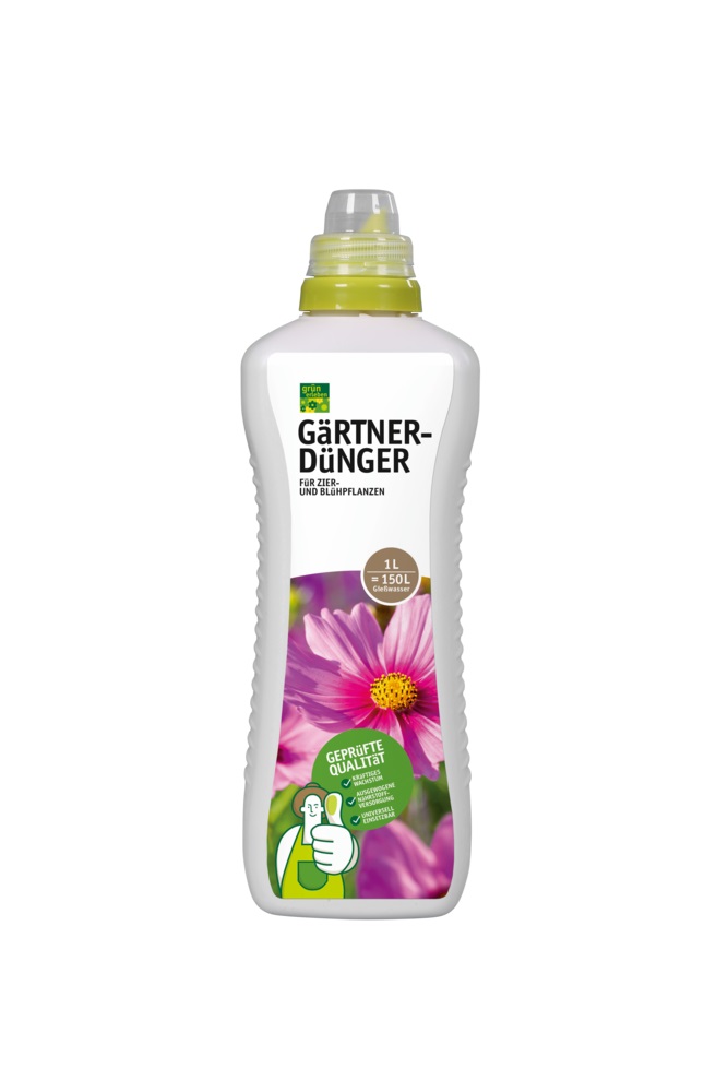 GRÜN ERLEBEN Gärtnerdünger 1l